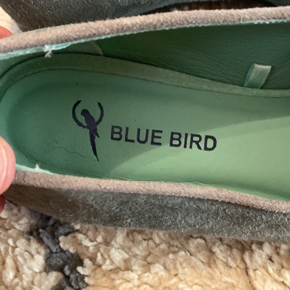 Blue Bird suede flats - Picture 2 of 5